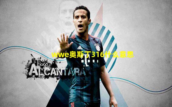 wwe奥斯丁316什么意思